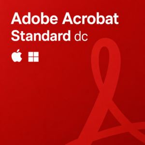 Adobe Acrobat Standard DC 2026 – Abonnement de 3 mois pour Windows/Mac
