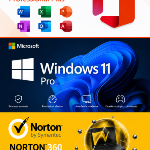 Norton 360 Premium+Microsoft Office 2024 Pro +windows 11 Pro